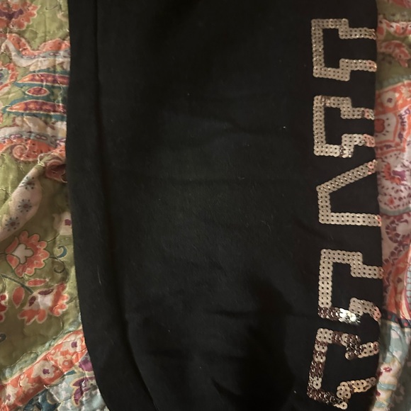 Pink brand sweats glitter name on side - Picture 6 of 11
